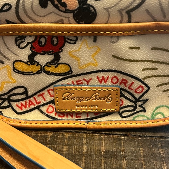 Dooney & Bourke Disney Wristlet - White and Tan - Picture 4 of 4